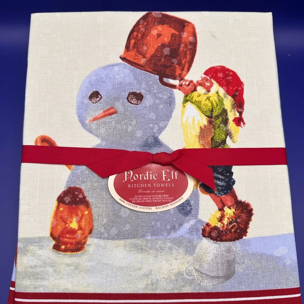 Williams Sonoma Red and White Holiday Decor